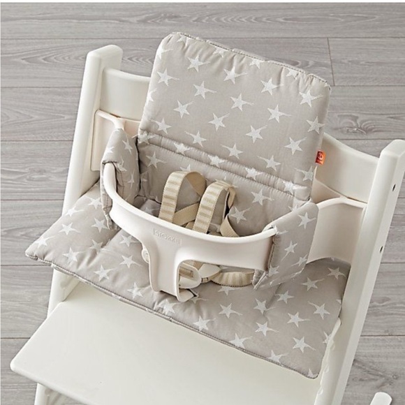 Starry Gray High Chair Cushion - Picture 1 of 6